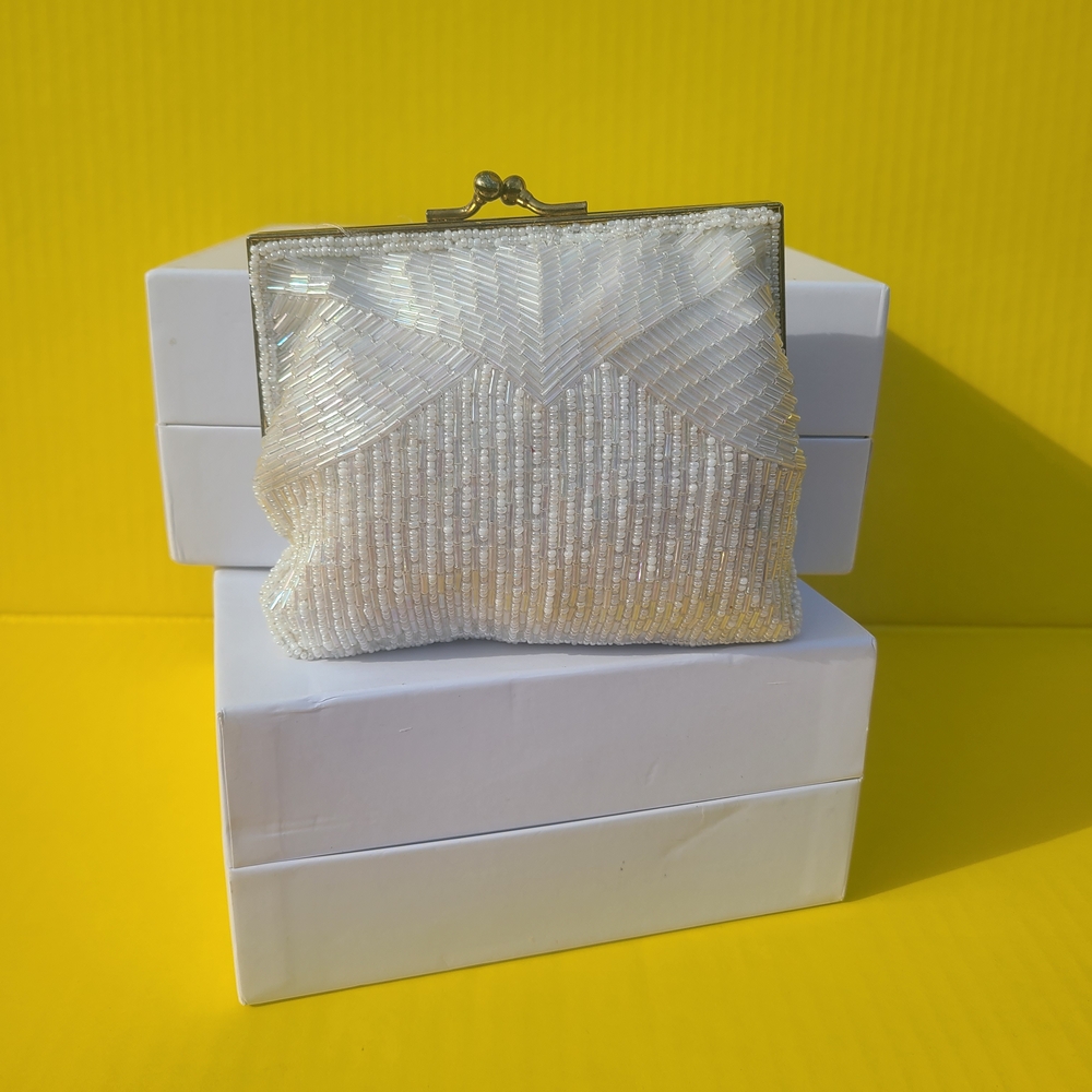 MAGID Beaded Clutch